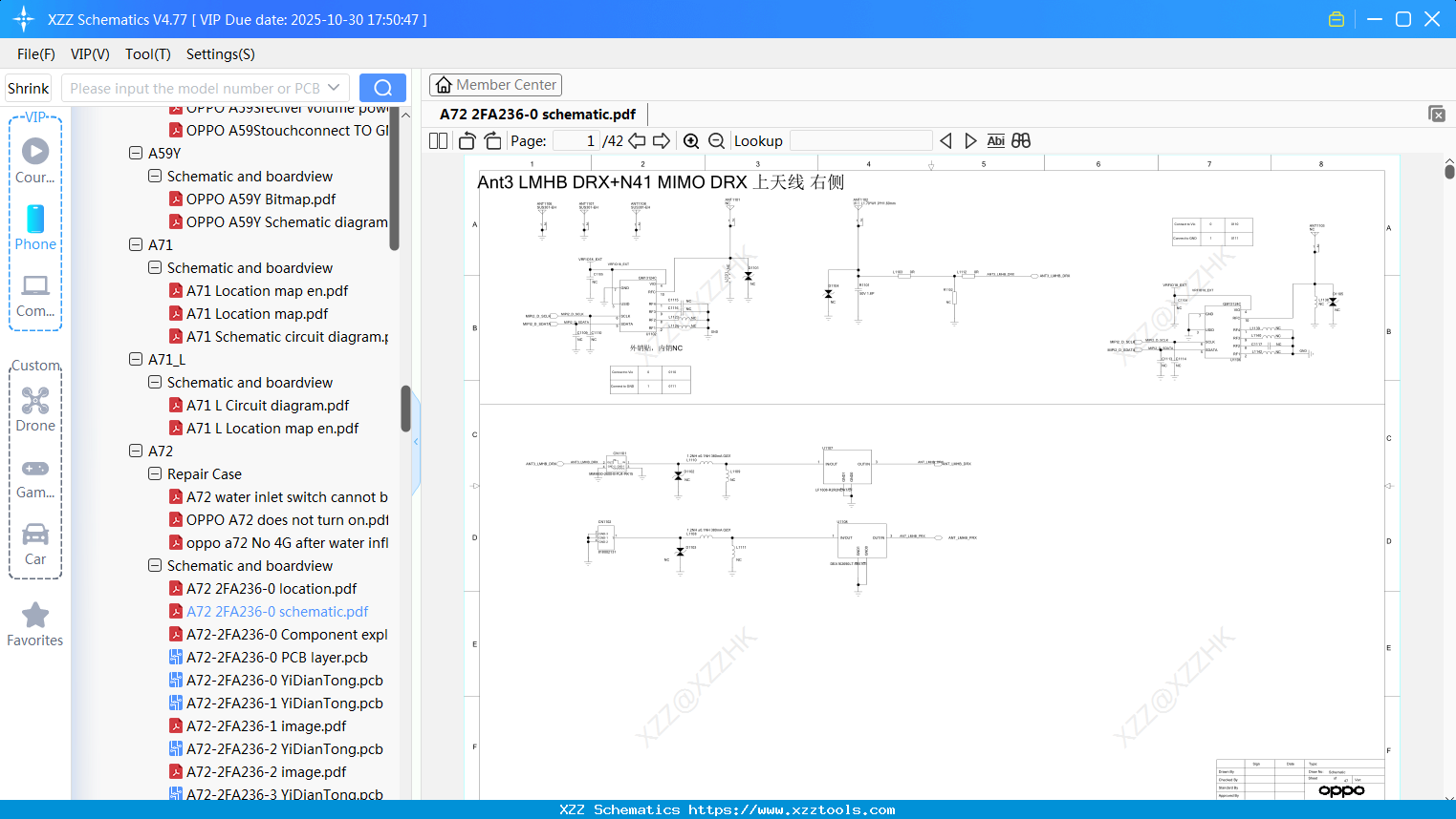 OPPO A72 2FA236-0 Schematic